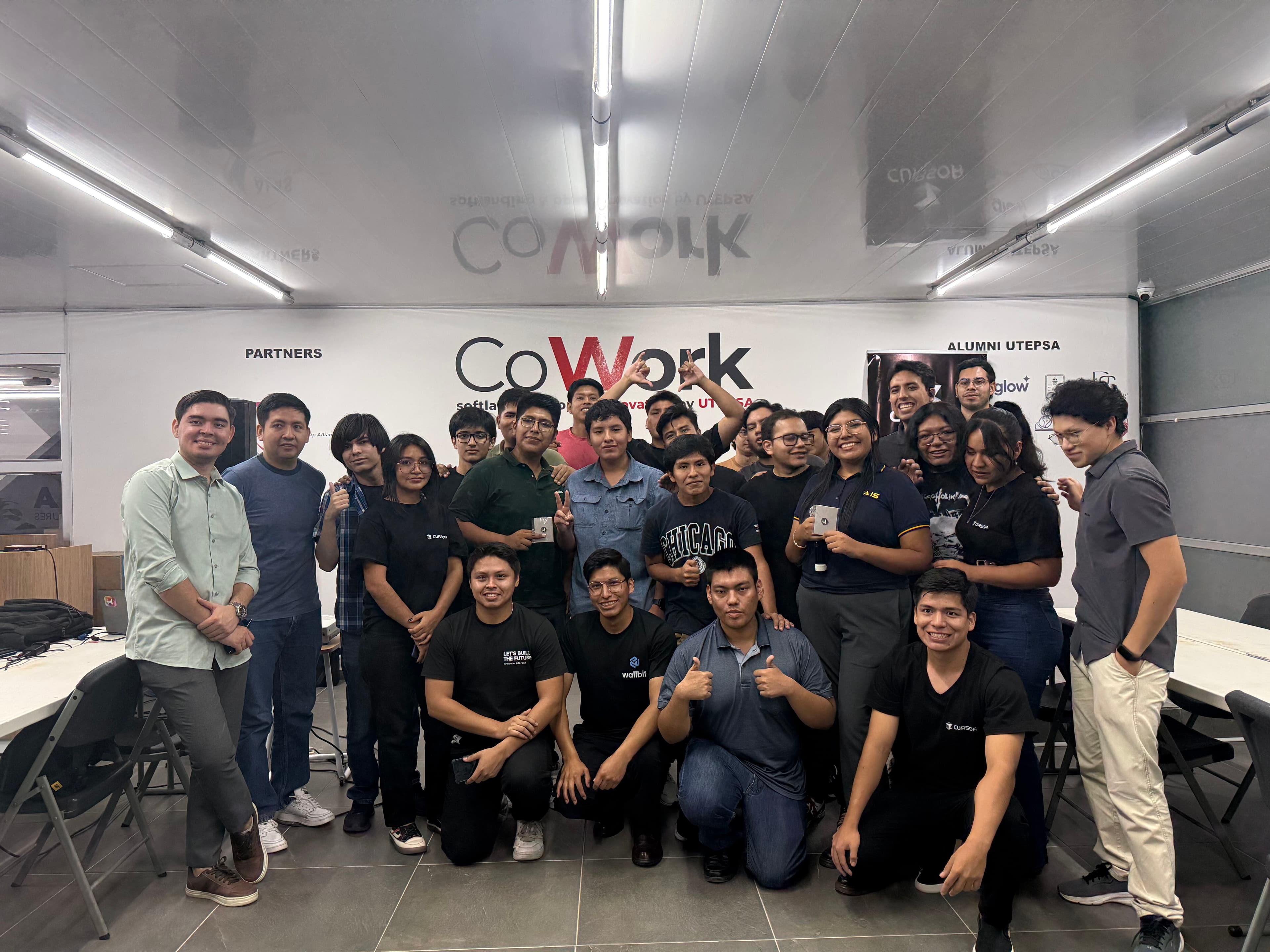 Foto grupal — Workshop Cursor Bolivia, 14 marzo 2026